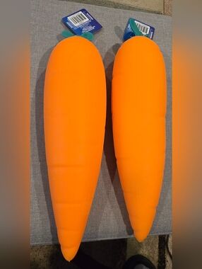 1-Toymendous Squishy Carrot - Bright Orange Sensory Toy, 2 Avail, Price Is For 1